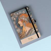 Alphonse Mucha Notitieboek A5 Zodiac - thumbnail