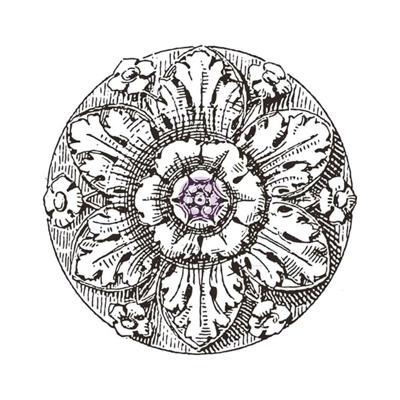 Merkloos Prima marketing • décor transfers medallion 18x18"