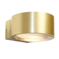 Wandlamp Artdelight Hudson 2 Lichts LED 2700K Dimbaar Geborsteld Goud - thumbnail