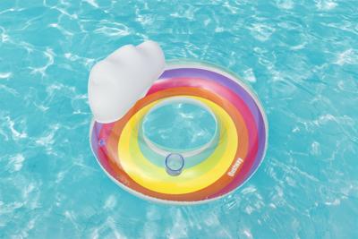 Bestway Opblaasbaar Regenboog Wiel D107 cm +12 Jaar Strand en Zwembad 43647