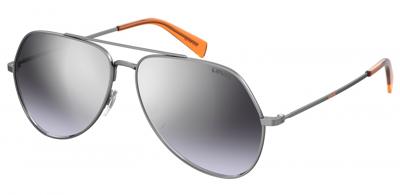 Levi's zonnebril 1012/S unisex cat.3 piloot staal grijs/zilver