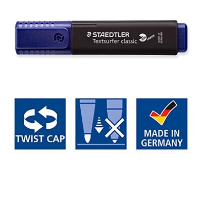 Markeerstift staedtler 364 textsurfer vintage zw | 10 stuks