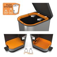 ROTHO Ribo Graphite - prullenbak met pedaal - 35l - thumbnail