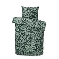 Easy dekbedovertrek Renga - groen - 140x200 cm - Leen Bakker - thumbnail