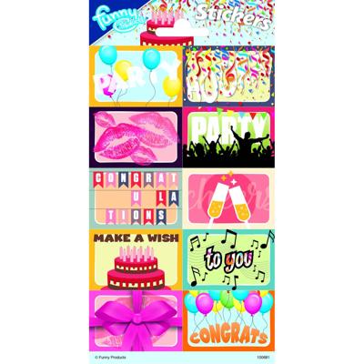 Totum Stickervel party
