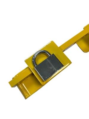 IWH 019801 Containerslot, Diefstalbescherming Geel