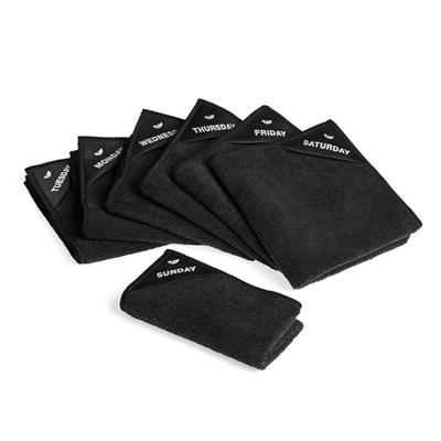 Klud Microvezel vaatdoekjes Zwart, per 7