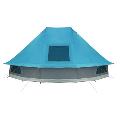 Familie Tipi Tent met dak Blauw 680 x 430 x 270 cm