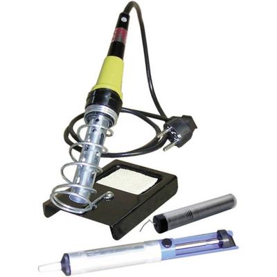 Velleman K/SOLD2N Soldeerboutset 230 V 25 W Incl. soldeertin, Incl. uitrusting, Incl. desoldeerzuigpomp Velleman K/SOLD2N Soldeerboutset 230 V 25 W Incl. soldeertin, Incl. uitrusting, Incl. desoldeerzuigpomp