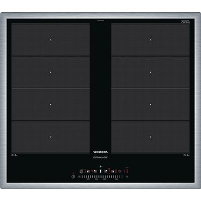 Siemens EX645FXC1M kookplaat Zwart, Roestvrijstaal Ingebouwd Zone van inductiekookplaat 4 zone(s)