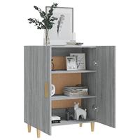 Dressoir 70x34x90 cm bewerkt hout grijs sonoma eikenkleurig - thumbnail