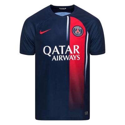 Paris Saint-Germain Shirt Thuis Junior 2023/2024 - Maat 140 - Kleur: DonkerblauwRood | Soccerfanshop