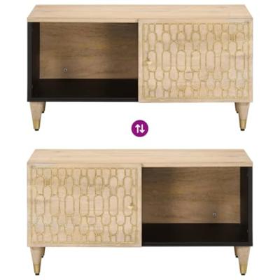 Salontafel 80x50x40 cm massief mangohout