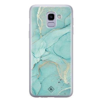 Samsung Galaxy J6 (2018) siliconen hoesje - Touch of mint