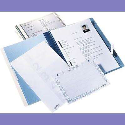 Personeelsmap durable 5 vakken hangrail blauw | 5 stuks