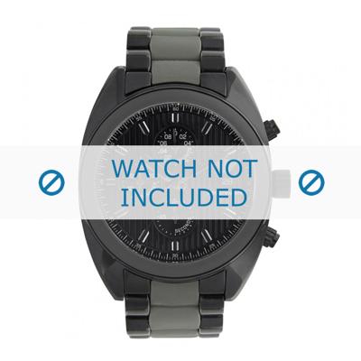 Armani horlogeband AR5953 Staal Grijs 22mm Armani horlogeband AR5953 Staal Grijs 22mm