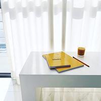 Schrijfblok rhodia a6 lijn 80vel 80gr oranje | 10 stuks - thumbnail