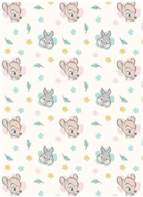 Bambi en Stampertje fleece plaid 110 x 150 cm flanel Bambi en Stampertje fleece plaid 110 x 150 cm flanel