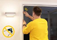 Muggennet Schellenberg Magnetisch Met lijst Glasvezel Wit (100 x 120 cm) - thumbnail