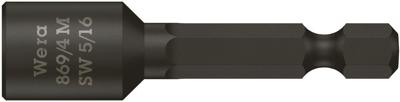 Wera 869/4 M 05060430001 Dopsleutel-machinebit Aandrijving 1/4 (6.3 mm) 50 mm 1 stuk(s)