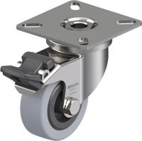 Blickle LPXA-VPA 50G-FI Zwenkwiel met rem Wieldiameter: 50 mm Draagvermogen (max.): 40 kg 1 stuk(s) - thumbnail