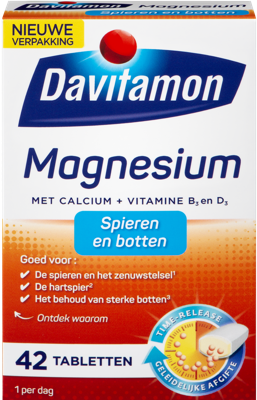 Davitamon Magnesium spieren en botten 42 Tabletten