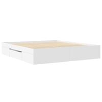 Bedframe zonder matras 180x200 cm spaanplaat wit - thumbnail