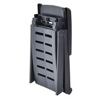 Ligbed inklapbaar kunststof antraciet - thumbnail