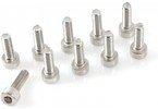 Cilinderschroef met binnenzeskant, M3X10, Inox (10st) - thumbnail