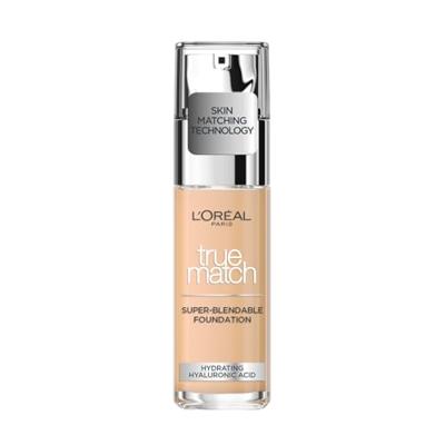 L’Oréal Paris True Match Foundation 3.W Golden Beige - Natuurlijk Dekkende Foundation met Hyaluronzuur en SPF 17 - 30 ml