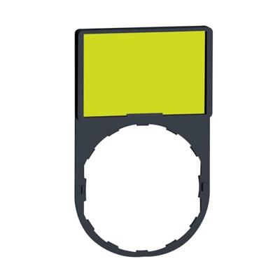 Schneider Electric ZBY6101 Labeldrager Met schild (l x b) 50 mm x 30 mm Zonder markering Zwart, Rood 1 stuk(s)