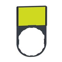 Schneider Electric ZBY6101 Labeldrager Met schild (l x b) 50 mm x 30 mm Zonder markering Zwart, Rood 1 stuk(s) - thumbnail