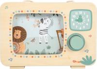 Small Foot - houten televisie muziekdoos safari fsc - thumbnail