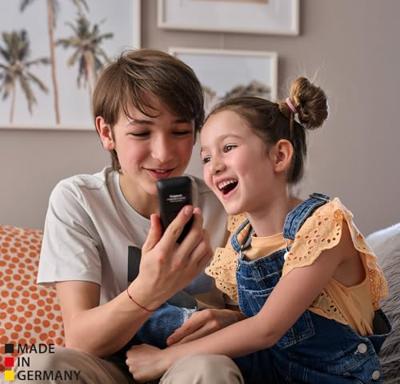 Draadloze telefoon Gigaset AS690 Duo Zwart