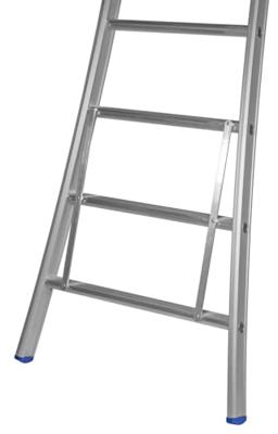 Little jumbo Opsteekladder PRO 2x18 met toprollen 4,75/8,50m - 1250300218 - thumbnail
