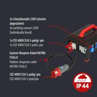 Brennenstuhl Professional rubberen stroomverdeler | BSV 5 - 9150320061 - thumbnail