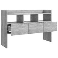Dressoir 105x30x70 cm spaanplaat betongrijs - thumbnail