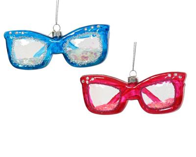 Bril glas L13b2,3h5 cm a2 Decoris - Decoris