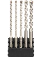 DeWalt Accessoires Houder + SDS Plus | 5 stuks | 6x160 mm x2, 8x160 mm x1, 10x160 mm x1, 12x160 mm x1 - DT70836-QZ - thumbnail