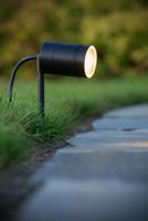 Lucide ARNE-LED - Tuinspot - Ø 6,3 cm - LED - GU10 - 1x5W 2700K - IP44 - Zwart - thumbnail