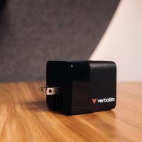 Verbatim GaN Charger 65 W Reislader 65 W 1x USB-A, 1x USB-C USB PD, USB PD 3.0, QC 3.0 Zwart Snellader, GaN, Met adapter voor Europa, Met adapter voor Verenigd - thumbnail