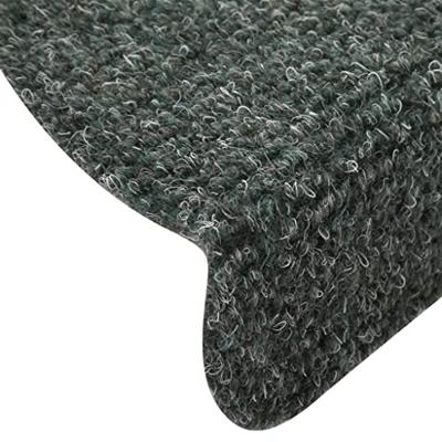 VidaXL Trapmatten zelfklevend 10 st 56x17x3 cm groen halfrond - thumbnail
