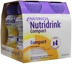 Nutridrink Compact abrikoos 125ml (4 st) Nutridrink Compact abrikoos 125ml (4 st)