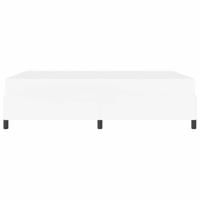 Bedframe met matras met matras Wit 160 x 200 cm Kunstleer - thumbnail