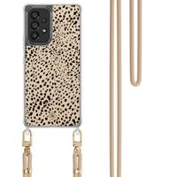 Samsung Galaxy A53 hoesje met beige koord - Spot on - thumbnail