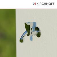 Kirchhoff Messing uitlaatventiel met kaphandgreep, chroom, 1/2"ET x M22 - 986031148 - thumbnail