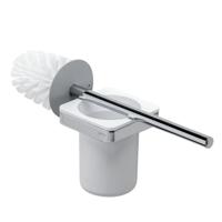 Toiletborstel met Houder Geesa Frame Wit Chroom - thumbnail