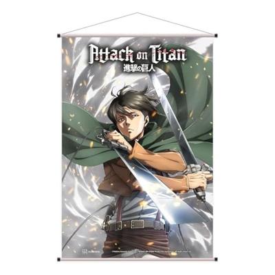 Attack on Titan XXL Mousepad Eren, Mikasa, Armin, Levi