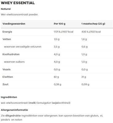 Whey Essential | Body & Fit | 2500g - thumbnail