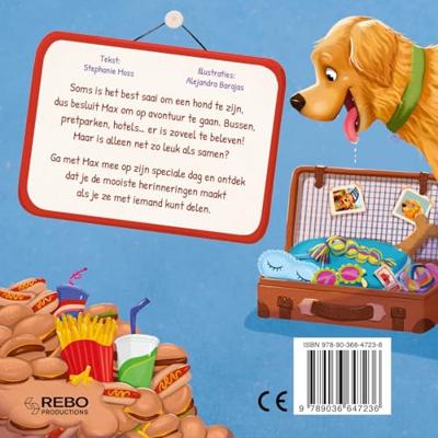 Rebo Publishers Max heeft een vrije dag kartonboek